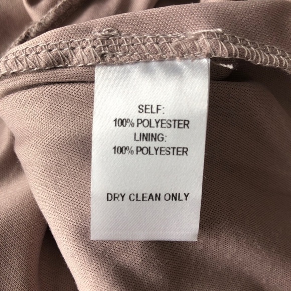 Lulu’s Taupe Georgette Halter Maxi Dress. S… - Picture 5 of 9